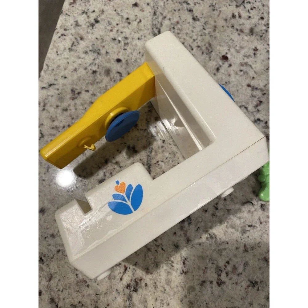 Vintage 1987 Fisher Price Can Opener With Mixed Veggies Can And Extra Veggies